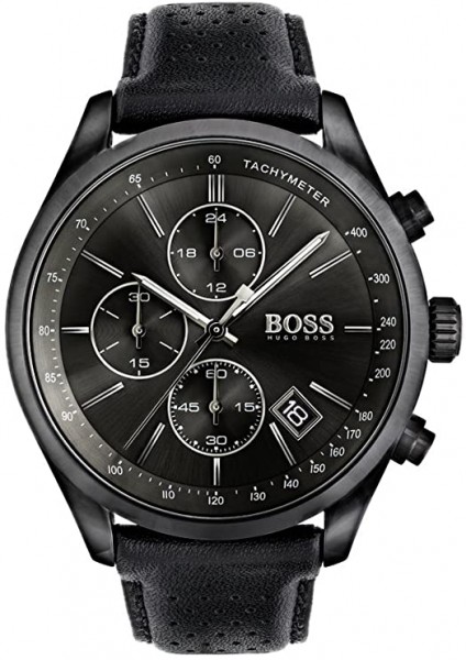 Hugo Boss Herren Armbanduhr mit Lederarmband 1513474