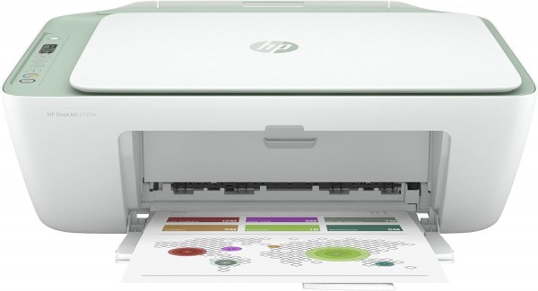 HP Multifunktionsdrucker DeskJet 2722E WiFi Weiss 