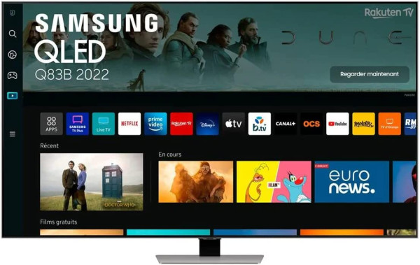 Samsung Smart TV QE55Q83B 55 Zoll WI-FI 4K QLED