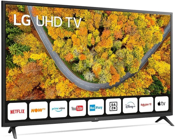LG Fernseher 55UP75006LF 55 Zoll 4K UHD LED WIFI Schwarz