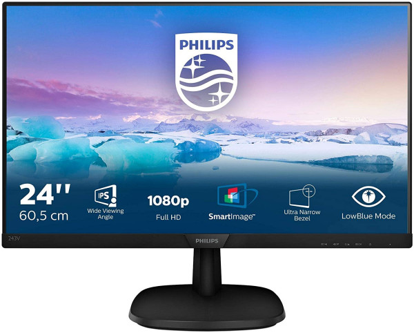 Philips Monitor 243V7QDSB/00 24 Zoll Full HD LED HDMI