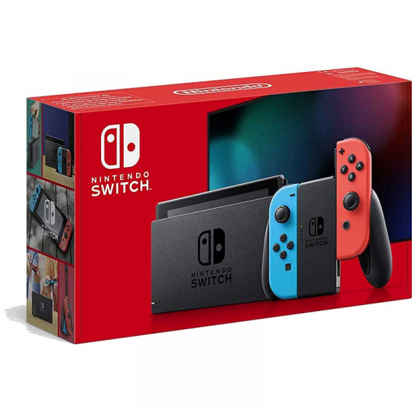 Nintendo Switch Console Rot & Blau