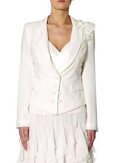 Blazer mit Blüten, creme von APART | MyOnlyShop | Myonlyshop