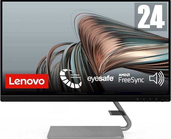 Lenovo Q24i-1L 23.8 Zoll FHD IPS FreeSync Gaming Monitor