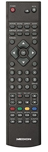 Medion P12233 15.6&quot; HD ready Schwarz - LED-Fernseher (HD, A, 16:9, 720p, 400:1, Schwarz) [Energiekla